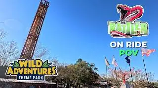 Rattler On-Ride POV: [4K] Wild Adventures Theme Park