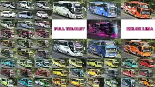 Seru...!! Full Telolet Bus Artis di Kelok Lima Kota Banjar 