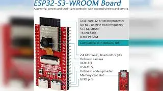 Review: Freenove ESP32-S3 ESP32 S3 CAM Board (16 MB Flash), Dual-core 32-bit 240 MHz Microcont...