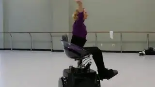 Rolling Dance Chair experimentation in studio 5-20-2016
