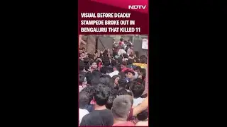 Visual Before Deadly Stampede Broke Out In Bengaluru That Killed 11