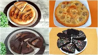 [No Oven] 4 Easy Banana Cake Recipes | The Best Banana Dessert Recipes