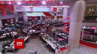 BBC News Blooper - Newsroom hoop graphic error (4 August 2022, 9am BST)