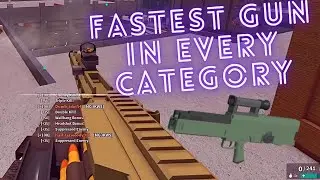 the *FASTEST* gun in every category in phantom forces! g11k2, tommy gun, tec-9 and more!