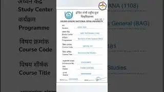 Ignou assignment front page 2025 #applicationfortc