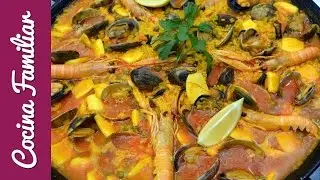 Receta de paella con mariscos Javier Romero