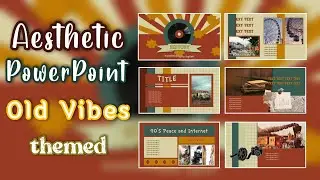 Aesthetic PowerPoint💻 - Old Vibes themed ✨✨ | #pptskripsi #aestheticpowerpoint