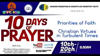Youth Mission Live || Hanover Federation of SDA Youth || 10 Days of Prayer|| DAY 3 Fri Jan 12, 2024