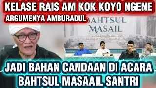 SERU, Rais KW3 Argumennya di Bantah Santri Di Diskusi Ilmiyah Kelase Rais Am Kok Begini #arnyusmedia