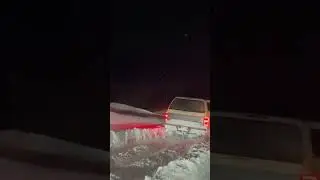 Big Lifted Truck  play in Deep Snow Wheeling 😁 |#youtubeshorts  #shorts