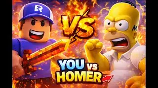 YOU vs HOMER 😱 I Tried to ESCAPE Him in Roblox! (INSANE!)