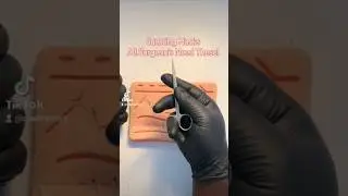 Surgical Skills ON TAP #suture #ASMR #medicalstudent #surgeons #orthopedicsurgeon #plasticsurgeon