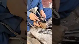 ASMR Leather upper fitting #craftsmanship #handcraftedshoes