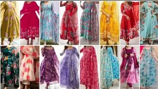 Organza Anarkali Suit Designs Light, Royal & Super Stylish 2026 | Organza Frock Suit