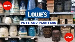 🌺LOWES SUMMER POTS AND PLANTERS | SHOP WITH ME #LOWES #POTS #PLANTERS