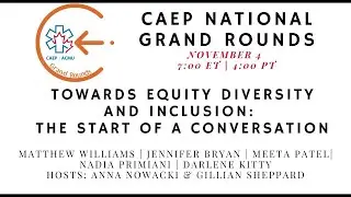 Towards Equity Diversity and Inclusion  The Start of a Conversation