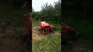 high output grass cutter machine, chaff cutter machine with diesel engine