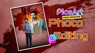 PicsArt photo editing|Ram charan photo editing|double photo editing|PicsArt tutorial