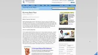Burning Back Pain