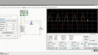 Halfwave rectifier - Multisim