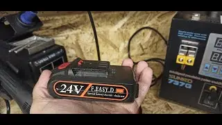 Mini chainsaw battery repair
