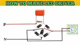 HOW TO MAKE LED DRIVER CIRCUIT? 220V TO 3,6,9,12,15,18,24V...  DC.