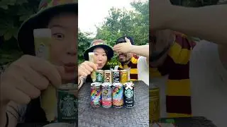 Wasabi Coffee Challenge ☕🔥 Brazil vs Japan #familyfriendly #couplecomedy