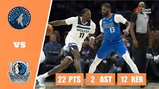 Naz Reid - 22 Points, 12 Rebounds, 2 Assists vs Mavericks - 2025-26 Regular Season