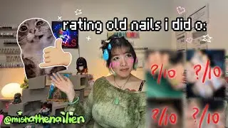 rating old nails i did as a crazy nail art nail tech of 2.5 years (ᵕ &bull; ᴗ &bull;)