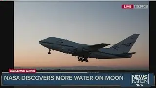 NASA announces new discovery about water on the moon