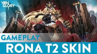 Vainglory || On-Hit Jungle Fury Rona T2 Skin Gameplay *Casual Match*