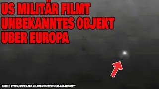 US military films unknown object over Europe