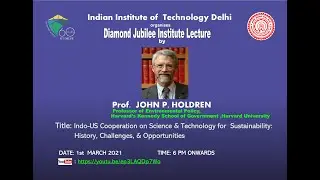 Indo-US Cooperation on Science & Technology for Sustainability: History, Challenges, & Opportunities