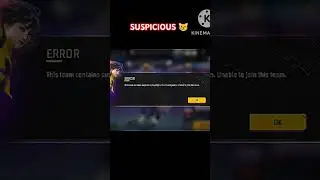 THIS TEAM CONTAINS SUSPICIOUS PLAYER(S)UNDER INVESTIGATION UNABLE TO JOIN THIS TEAM #freefire#sadson