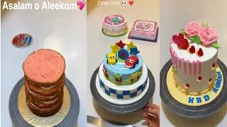 Beautiful Cake Decoration From Start To End |ASMR Cake Video 