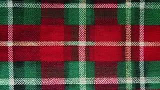 Classic Christmas Tartan Pattern Art for Your TV II Cozy Holiday Screensaver ❄️❤️💚✨