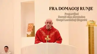 Fra Domagoj Runje - propovijed deveti dan devetnice Gospi Lurdskoj (Zagreb)