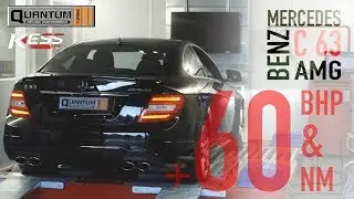 Mercedes Benz C63 AMG Remap & Dyno Run | Quantum Tuning