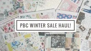 PBC Winter Sale Haul! ft. Planning Roses, Hello Petit Paper & More!| A Sticker Obsession