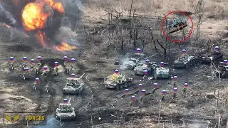 How Ukrainian Drones Relentlessly Destroyed 50 Russian Tanks and Infantry Around Lviv Oblast