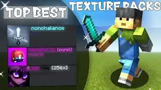 The BEST TOP 3 TEXTURE PACKS FOR MINECRAFT