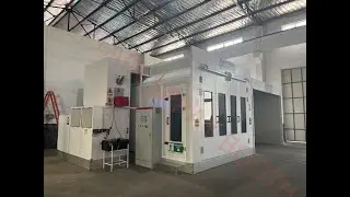Sample spray booth / Auto paint spray booth for car #carpainting #autorepair #spraybooth #painting