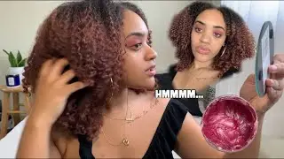 Trying Pink Hair Paint Wax... | Review & Demo