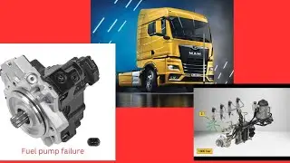 fuel pump🇵🇰 اردو man truck failure truck crank but not start fuel pressure low in injection rail