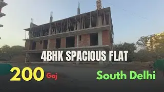 South Asian University ke Paas 4BHK Corner Flat | 200 Gaj | ₹1.5 Cr | Chhattarpur Metro 