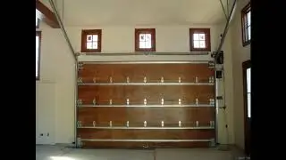 Roof Pitch Track  Garage Door Installation in San Jose California. Simply save garage space.