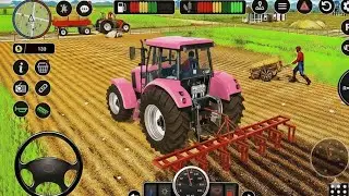 Modern Tractor 🌾Farming Driving Simulator 3D -New Tractor Games - Android Gameplay 