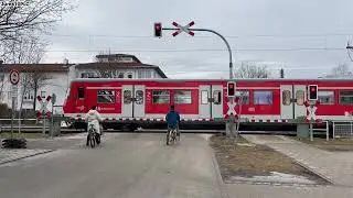 Bahn&uuml;bergang H&ouml;henkirchen-Siegertsbrunn #2 [D] // German Level Crossing // Przejazd kolejowy