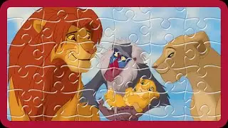 Disney Jigsaw Puzzles The Lion King | Daddy Finger Family Puzzle with Children's Nursery Rhymes