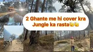 16k steps or 10km ka fadali jungle🤯🤯🫠🫠Dhoke se leke gye itni dur🫩